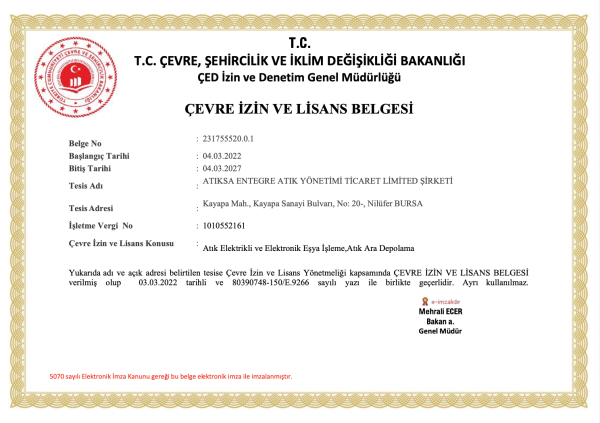 Lisans Belgesi Lisans Belgesi